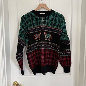 Vintage wool horse sweater